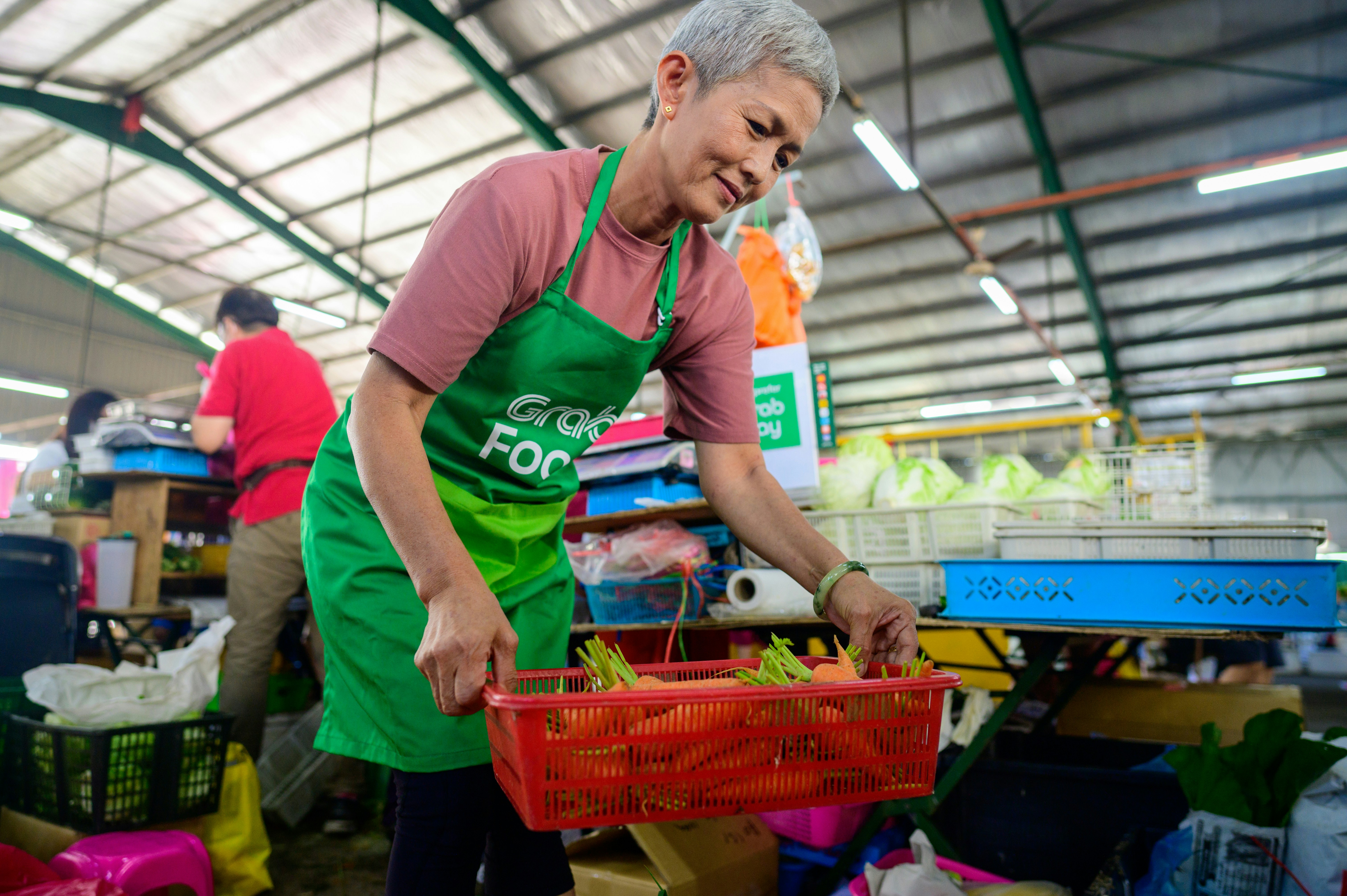 Volunteers working together at a charitable organization